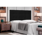 Cabeceira Painel Verona Para Cama Box King 195 Cm Corino Pret