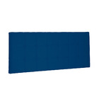 Cabeceira Painel Verona Para Cama Box Queen 160 Cm Suede Azul