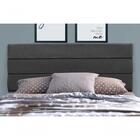 Cabeceira Paloma Solteiro Suede Cinza 0,90x122cm