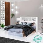 Cabeceira Para Box Casal 140cm Com Nichos 131 Tebar