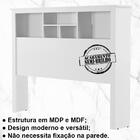 Cabeceira Para Box Casal 140cm Com Nichos 131 Tebar