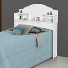 Cabeceira Para Box Em Mdf Solteiro Evelyn Branco Carmolar