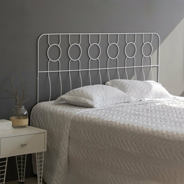 Cabeceira Para Cama Aramada Budapeste - Casal Branco