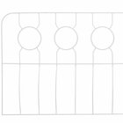 Cabeceira Para Cama Aramada Budapeste - Casal Branco