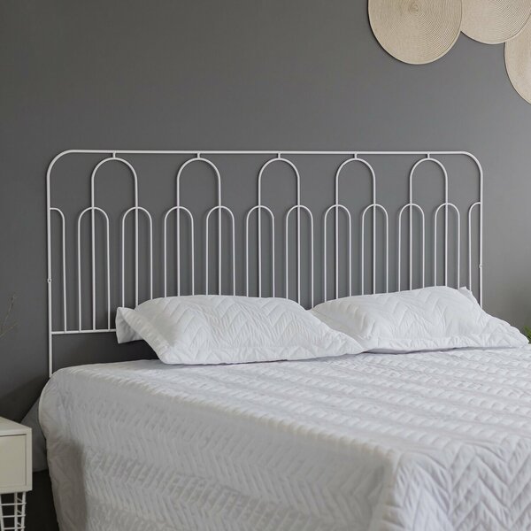 Cabeceira Para Cama Aramada Triunfo - Casal Branco