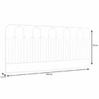 Cabeceira Para Cama Aramada Triunfo - Casal Branco