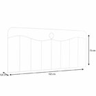 Cabeceira Para Cama Aramada Vaticano - Queen Branco