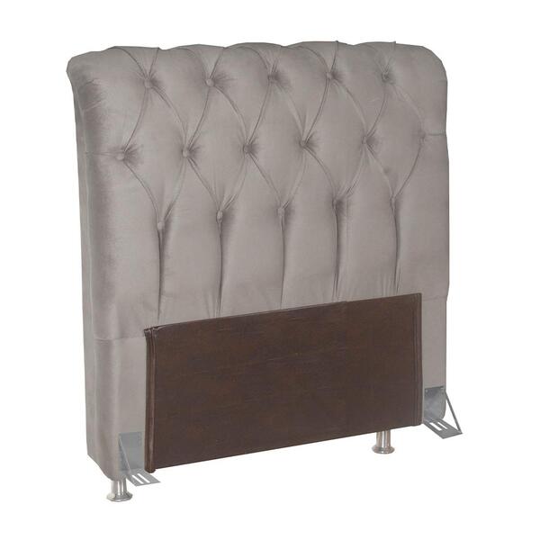 Cabeceira Para Cama Box Bom Pastor Sofistic Estofada Veludo L