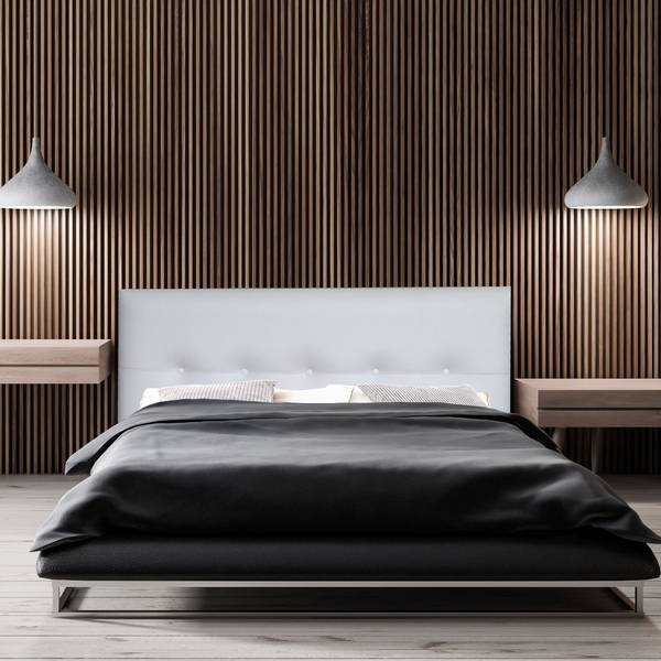 Cabeceira Para Cama Box Botone Almofadada Corino Branco Paine