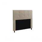 Cabeceira Para Cama Box Casal 1,40cm Linho Bege