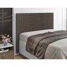 Cabeceira Para Cama Box Casal 1,40cm Linho Marrom