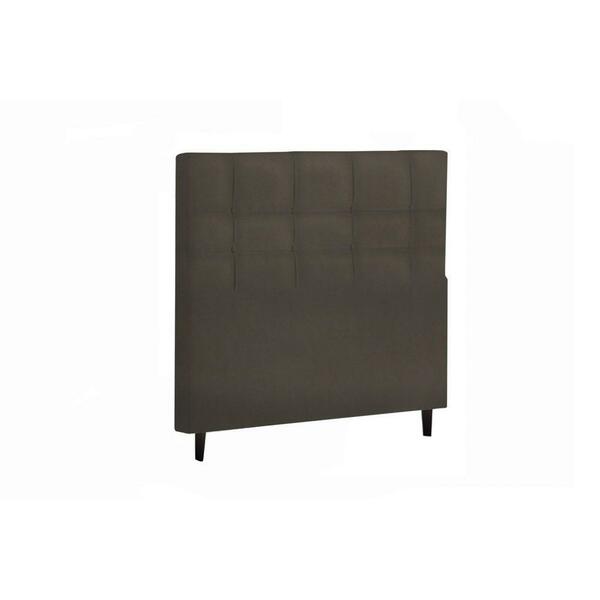 Cabeceira Para Cama Box Casal 1,40cm Suede Marrom