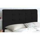 Cabeceira Para Cama Box Casal 1,40cm Suede Preto