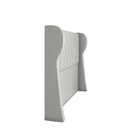 Cabeceira Para Cama Box Casal 140 Cm Beatriz Corino Branco I0