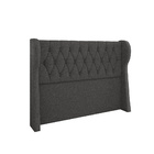 Cabeceira Para Cama Box Casal 140 Cm Beatriz Linho Cinza I02