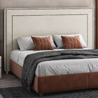 Cabeceira Para Cama Box Casal 140cm Line Courino Bege - Salla