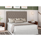 Cabeceira Para Cama Box Casal 140cm Soul Veludo Bege - Sallar