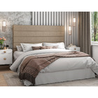 Cabeceira Para Cama Box Casal 140cm Veso Linho Bege - Sallar