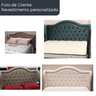 Cabeceira Para Cama Box Casal 160cm Dorian Linho Cinza - Sall