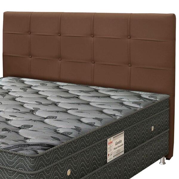 Cabeceira Para Cama Box Casal Clean 1400mm Laminado Cacau