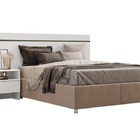 Cabeceira Para Cama Box Casal Com 1 Mesa De Cabeceira - Prime