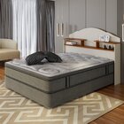 Cabeceira Para Cama Box Casal Com 2 Nichos Evelyn  Off White