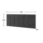 Cabeceira Para Cama Box Casal Estofada Corino Branco Yasmin