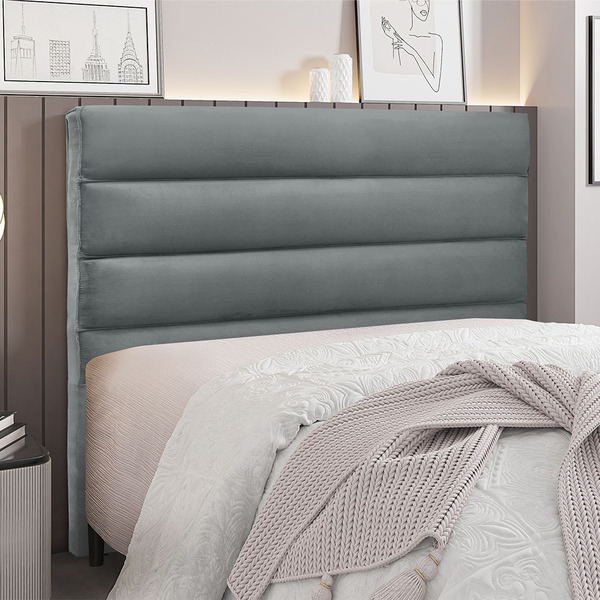 Cabeceira Para Cama Box Casal La Italiana 140cm Veludo - Ssx