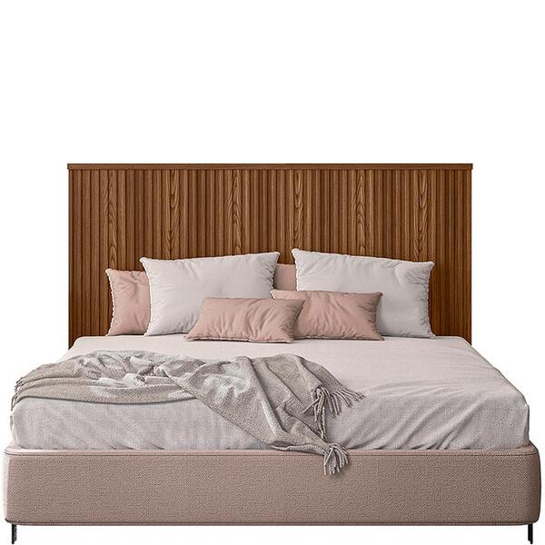 Cabeceira Para Cama Box Casal Queen 160cm Madeira Ripada Bris