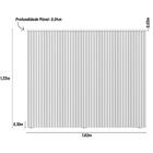 Cabeceira Para Cama Box Casal Queen 160cm Madeira Ripada Bris