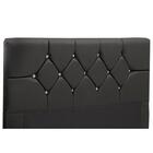 Cabeceira Para Cama Box Casal Queen Franca 160cm Corino Preto