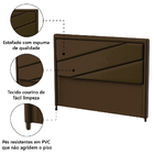 Cabeceira Para Cama Box Casal Queen Oxford 1,62m Marrom Probel