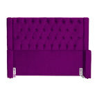 Cabeceira Para Cama Box Emma Luxo Veludo Cores - Ds Estofados