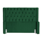 Cabeceira Para Cama Box Emma Luxo Veludo Cores - Ds Estofados