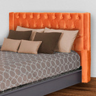 Cabeceira Para Cama Box Emma Luxo Veludo Cores - Ds Estofados