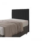 Cabeceira Para Cama Box Itália Casal 1,40cm Linho Preto