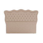 Cabeceira Para Cama Box King 193 Cm Eliza Linho Bege I02 - D'