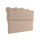 Cabeceira Para Cama Box King 193 Cm Eliza Linho Bege I02 - D'