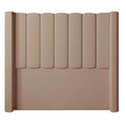 Cabeceira Para Cama Box King 193 Cm Rania Linho Bege I02 - D'