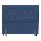 Cabeceira Para Cama Box King 195 Cm Brenda  Com Frame Suede A