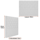 Cabeceira Para Cama Box King 195cm Arquelis Linho Cinza - Sal