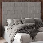 Cabeceira Para Cama Box King 195cm Arquelis Linho Cinza - Sal