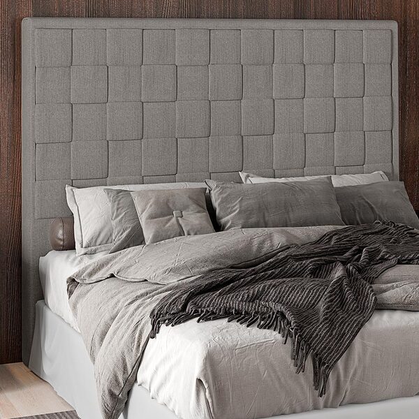 Cabeceira Para Cama Box King 195cm Arquelis Linho Cinza - Sal