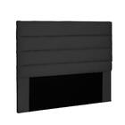 Cabeceira Para Cama Box King 195cm Suede Preto