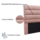 Cabeceira Para Cama Box King La Italiana 195cm Veludo - Ssx M