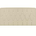 Cabeceira Para Cama Box King Size 1,95 Cm Capitone Bege