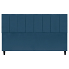 Cabeceira Para Cama Box King Size 195 Cm Classic Suede Azul M