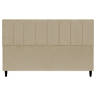 Cabeceira Para Cama Box King Size 195 Cm Classic Suede Nude