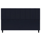 Cabeceira Para Cama Box King Size 195 Cm Classic Suede Preto