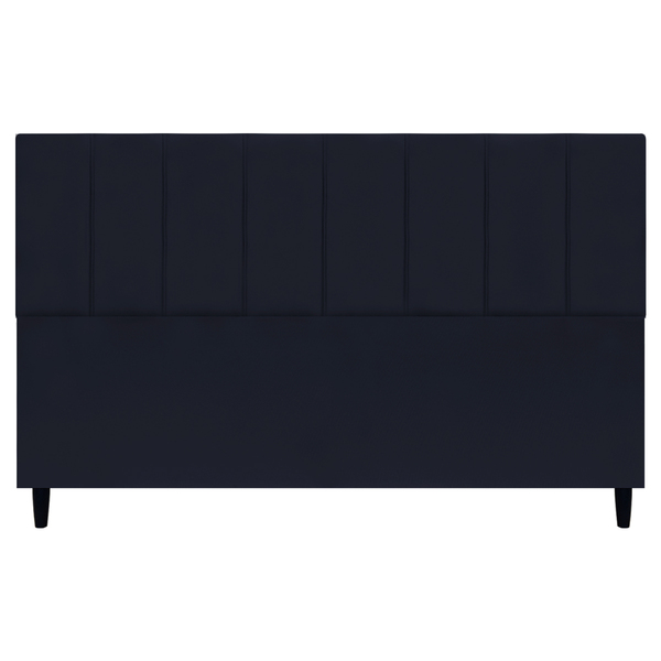 Cabeceira Para Cama Box King Size 195 Cm Classic Suede Preto